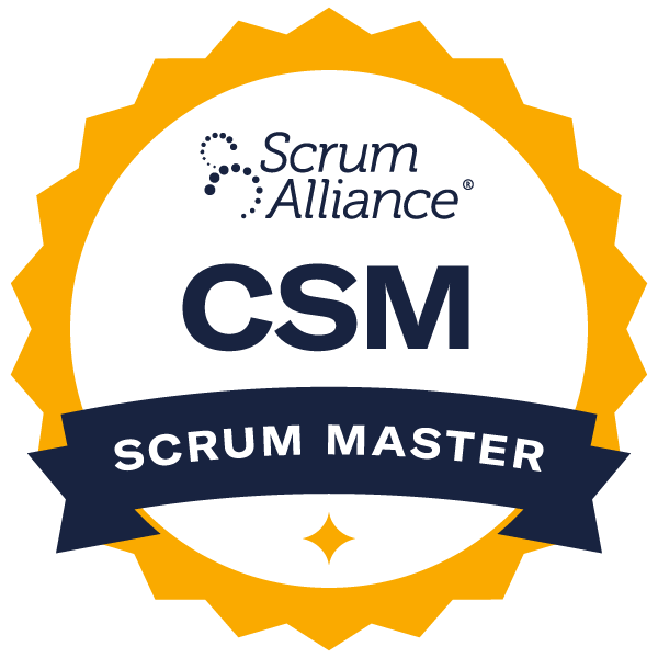 Certified Scrum Master Badge
